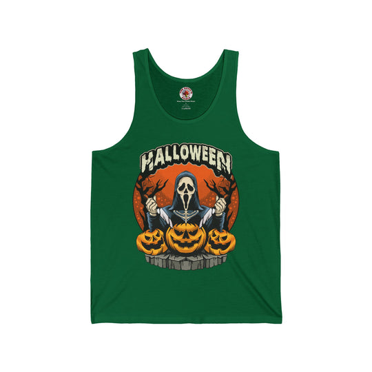 Screamer Killer Ghost Halloween Tank Top