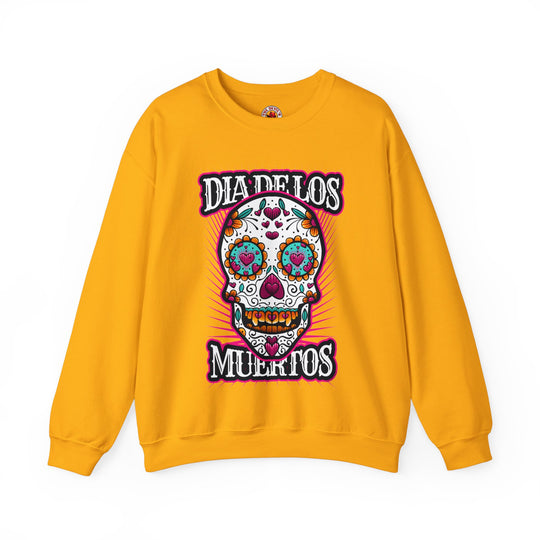 Dia De Los Muertos Skull Crewneck Sweatshirt