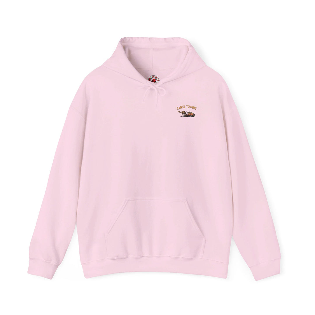 Camel Towing Back Hooded Sweatshirt