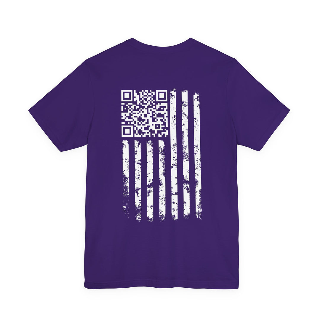 American Flag QR Code T-Shirt