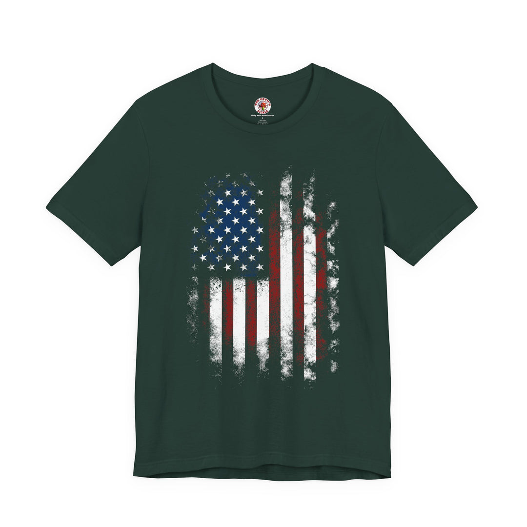 Distressed American Flag T-Shirt