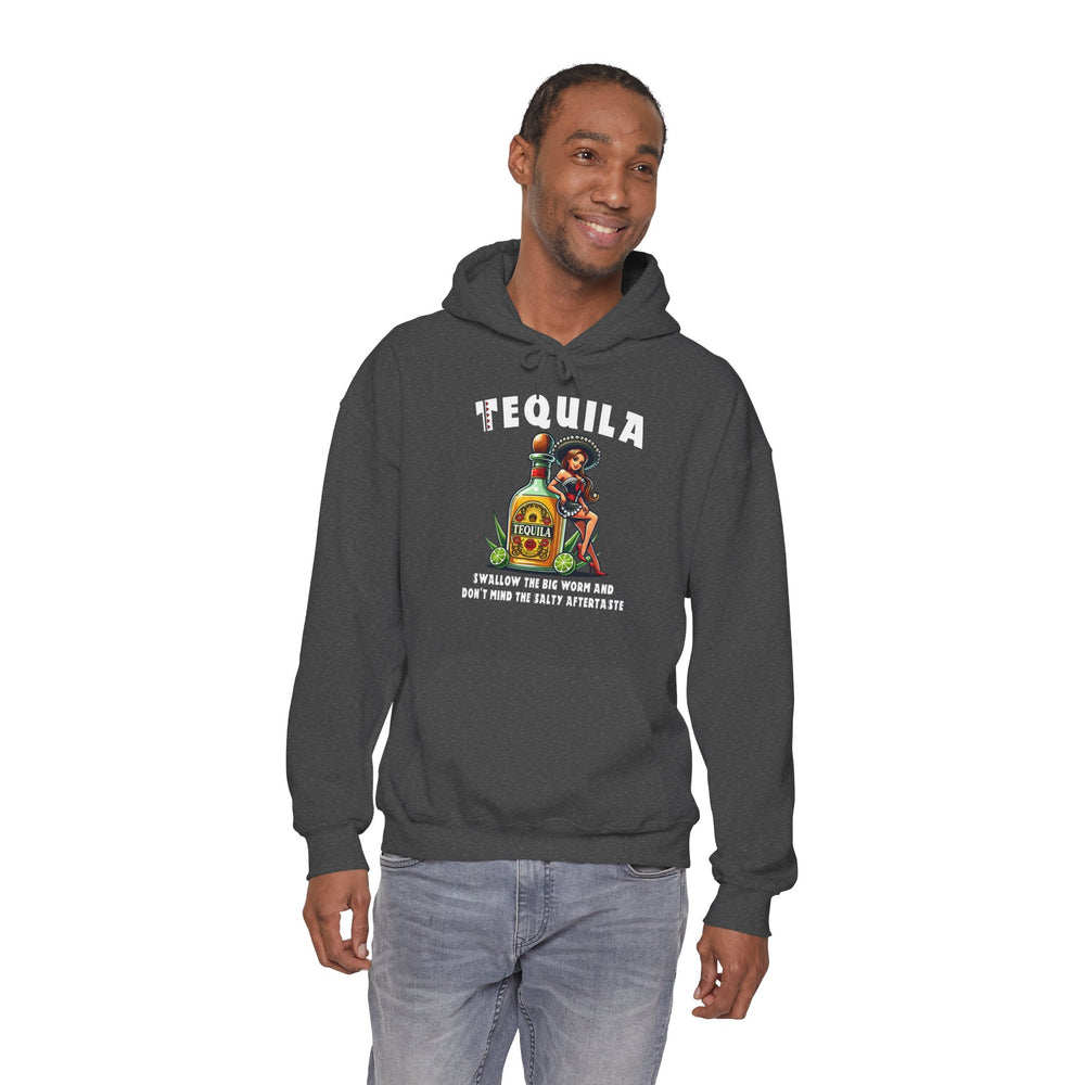 Tequila Swallow The Big Worm Hooded Sweatshirt