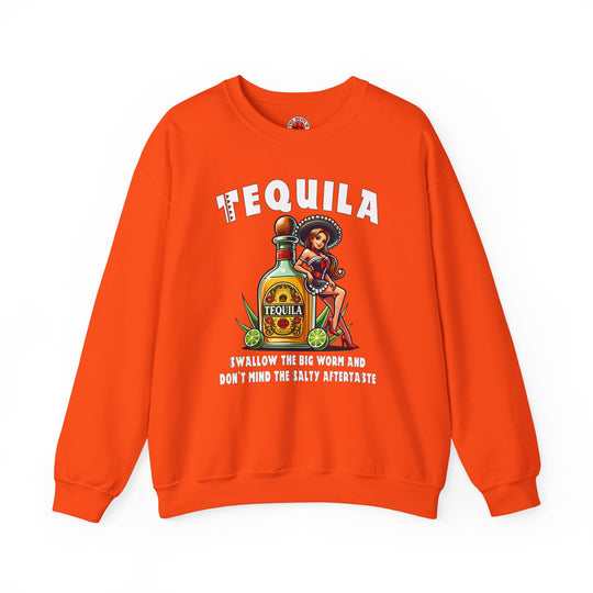 Tequila Swallow The Big Worm Crewneck Sweatshirt