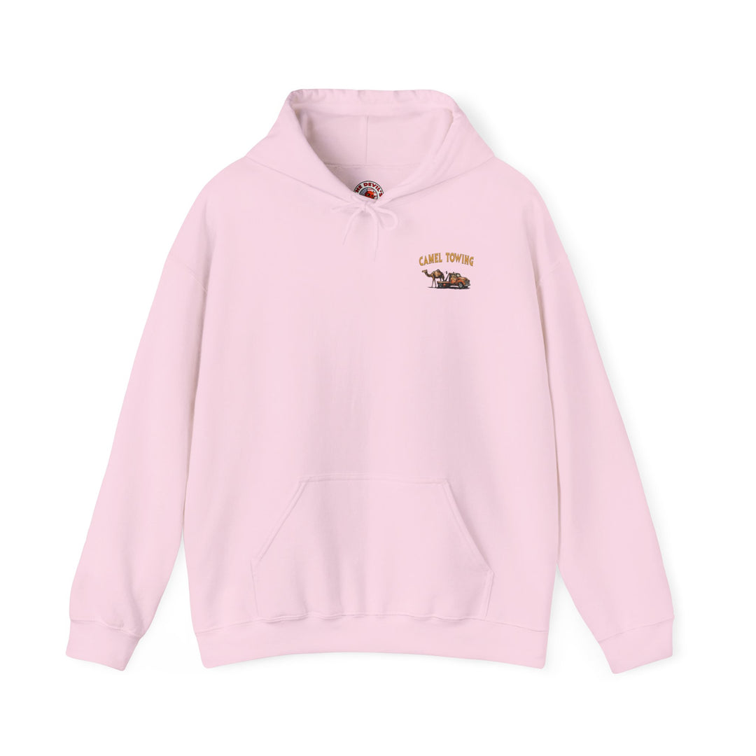 Camel Towing Back Hooded Sweatshirt