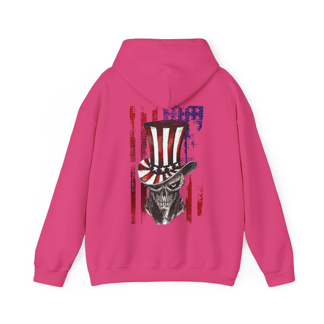 The Devil's Pickle Patriotic Skull Hooded Sweatshirt