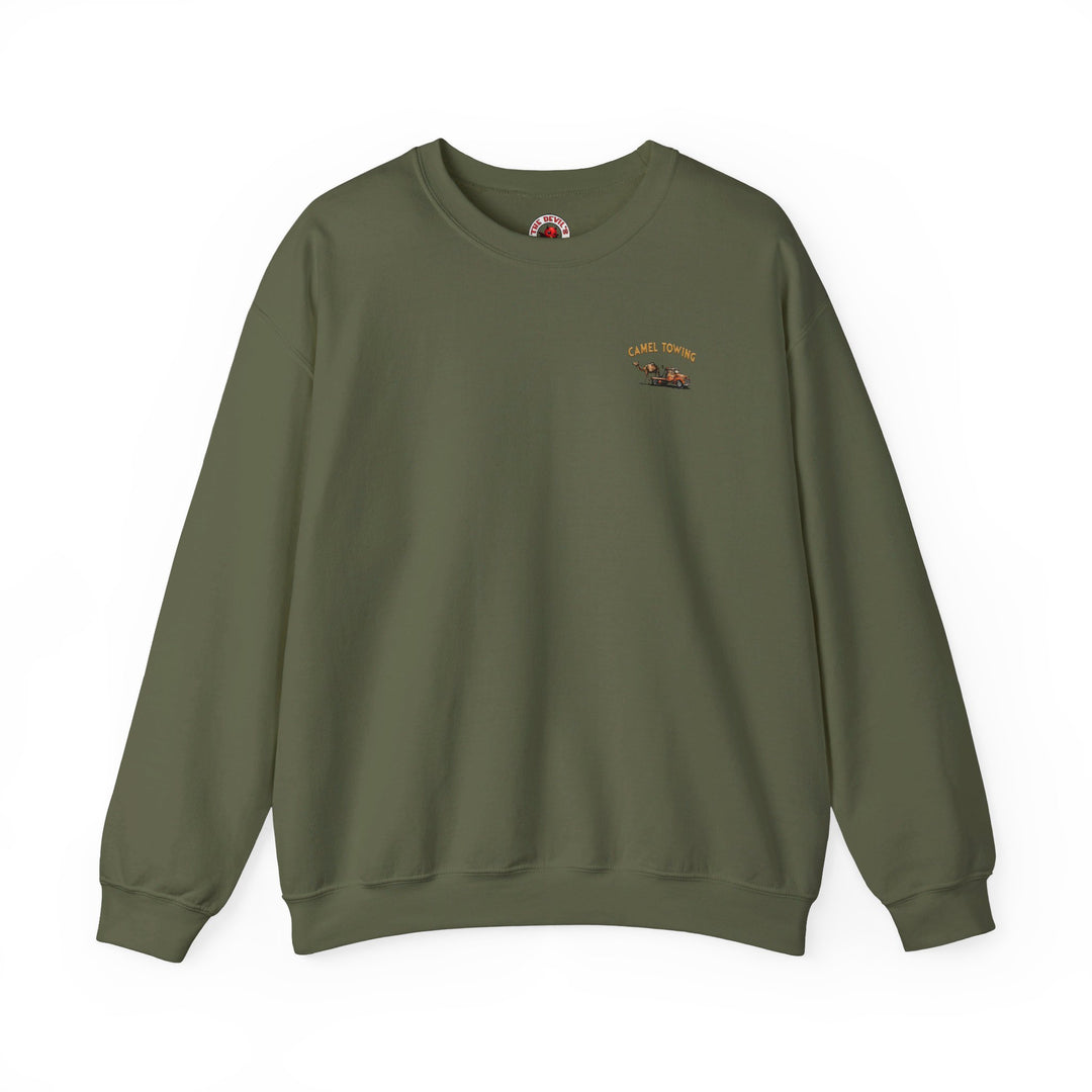 Camel Towing Back Crewneck Sweatshirt