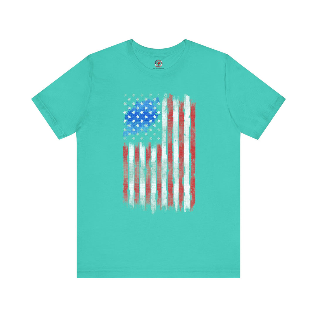 Tattered American Flag T-Shirt