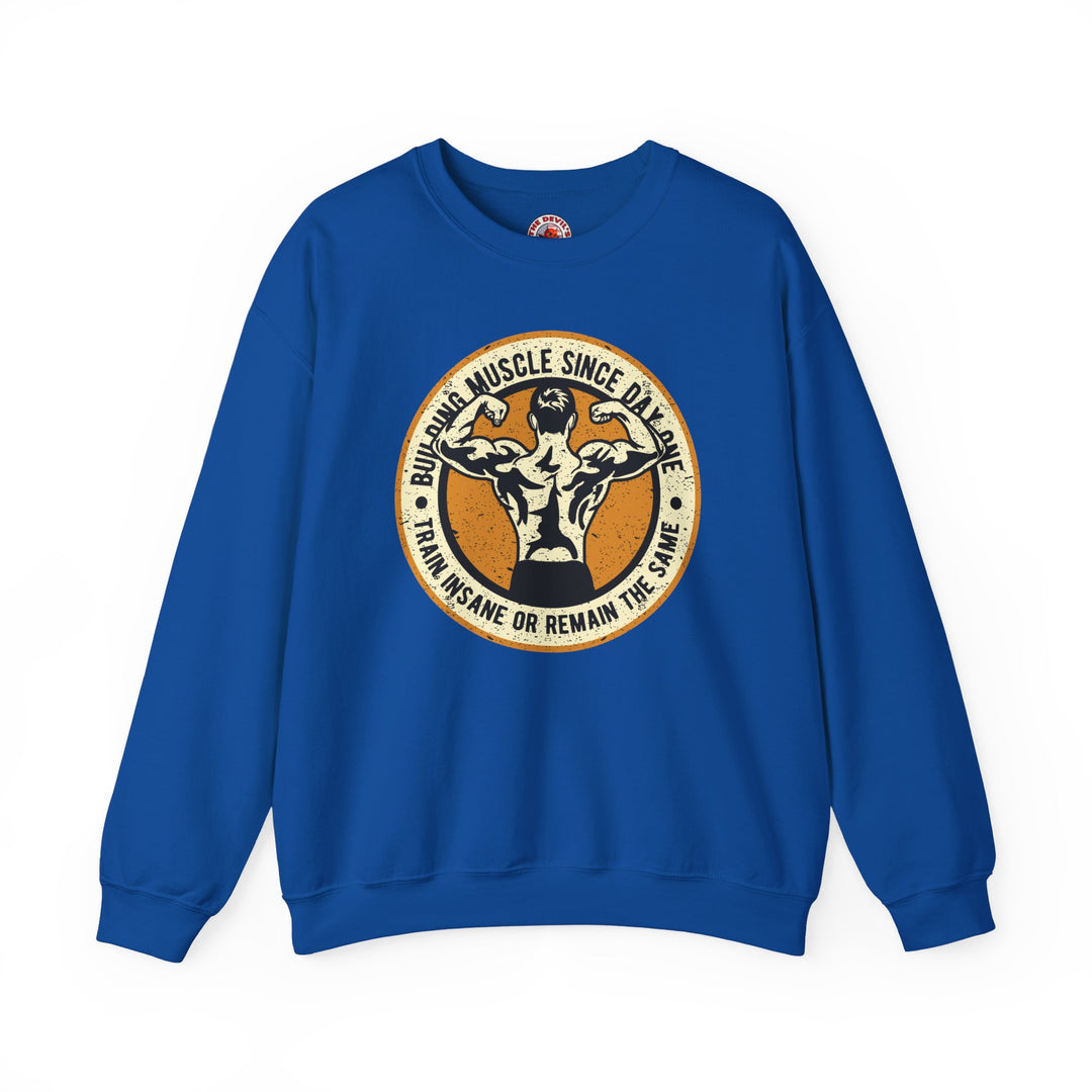 Building Muscle Since Day One Crewneck Sweatshirt