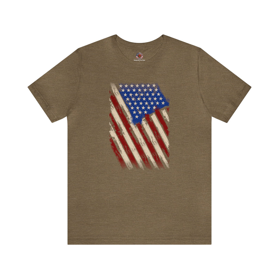 Distressed American Flag T-Shirt