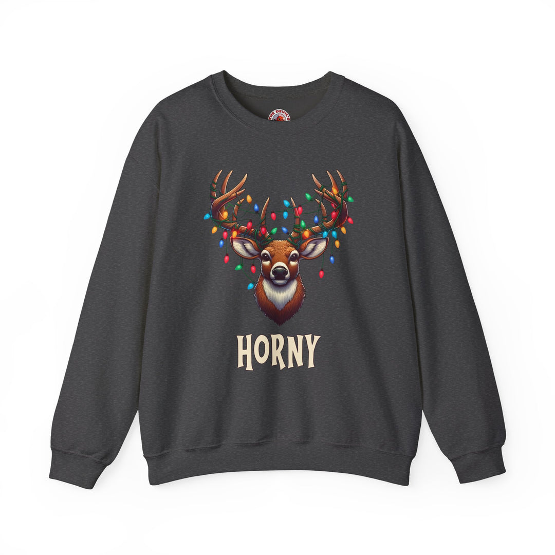 Horny Reindeer Crewneck Sweatshirt