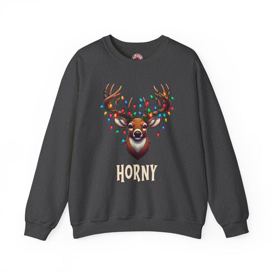 Horny Reindeer Crewneck Sweatshirt