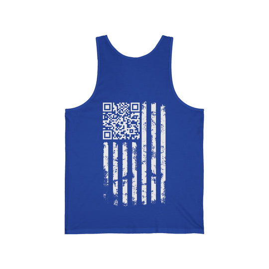 American Flag QR Code Tank Top