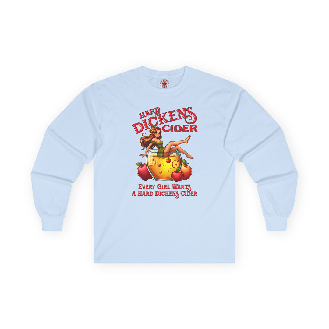 Hard Dickens Cider Long Sleeve Tee