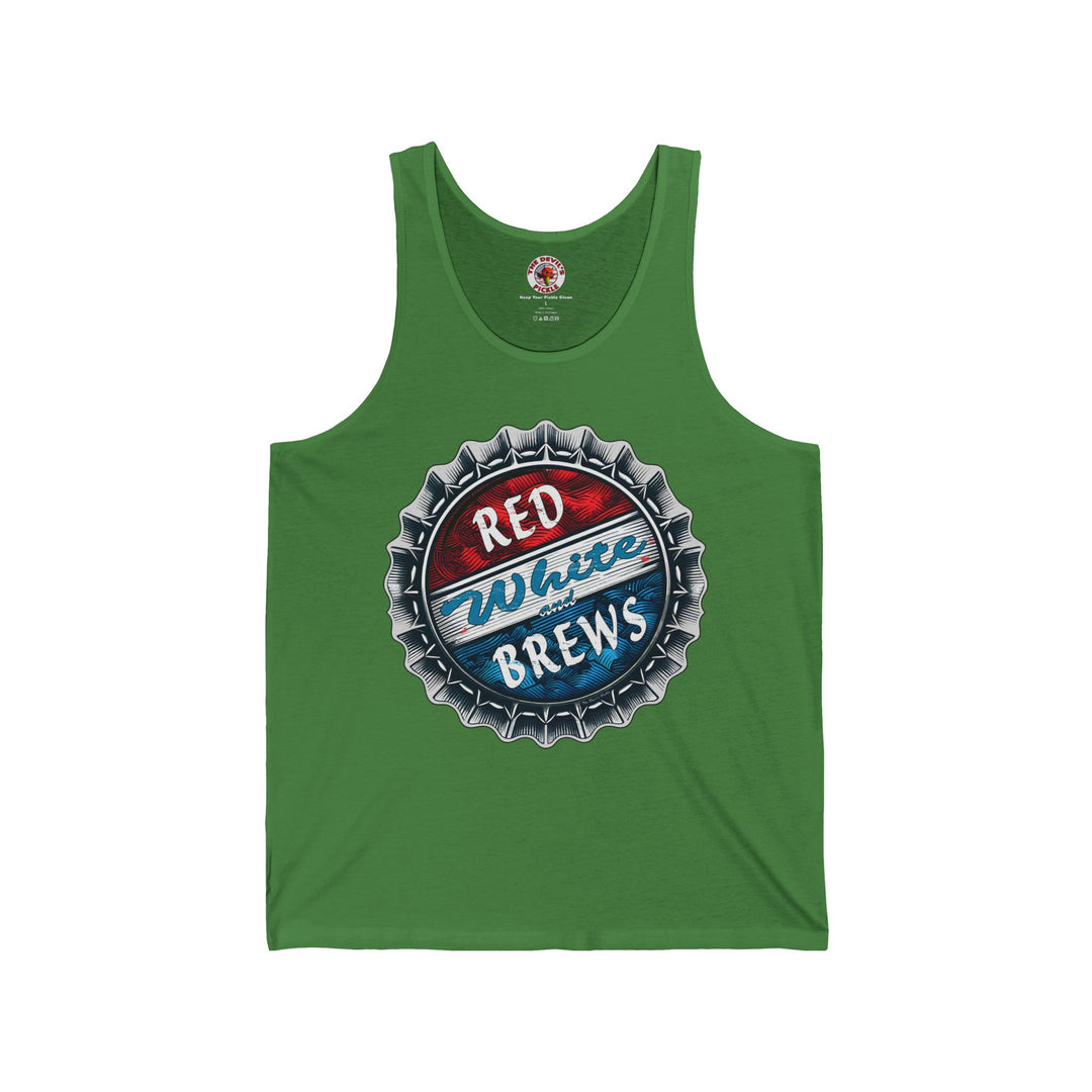 Red, White and Brews Tank Top
