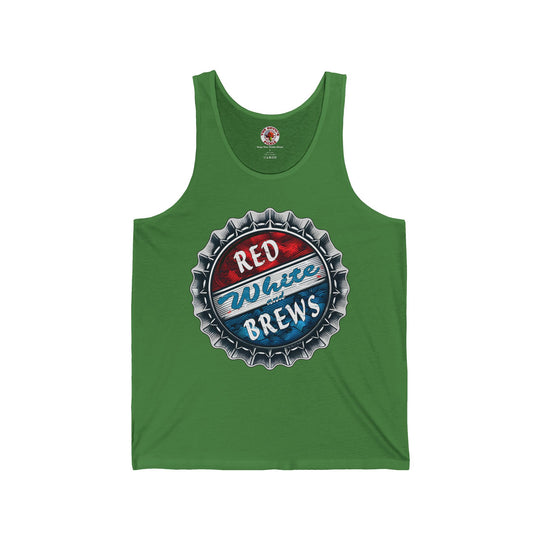 Red, White and Brews Tank Top