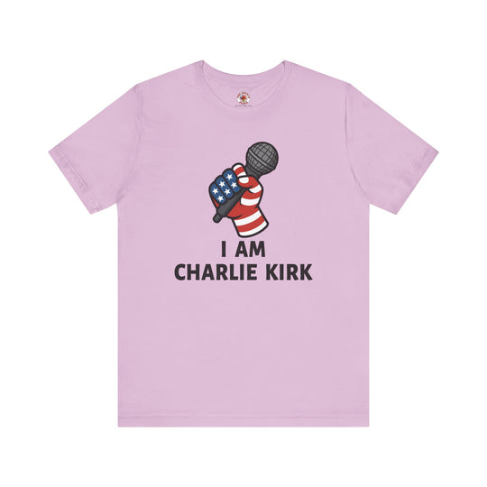 Charlie Kirk Mic T-Shirt