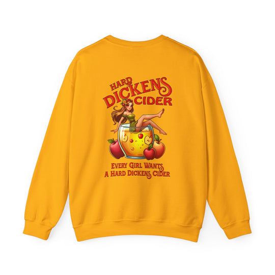 Hard Dickens Cider Front/Back Crewneck Sweatshirt