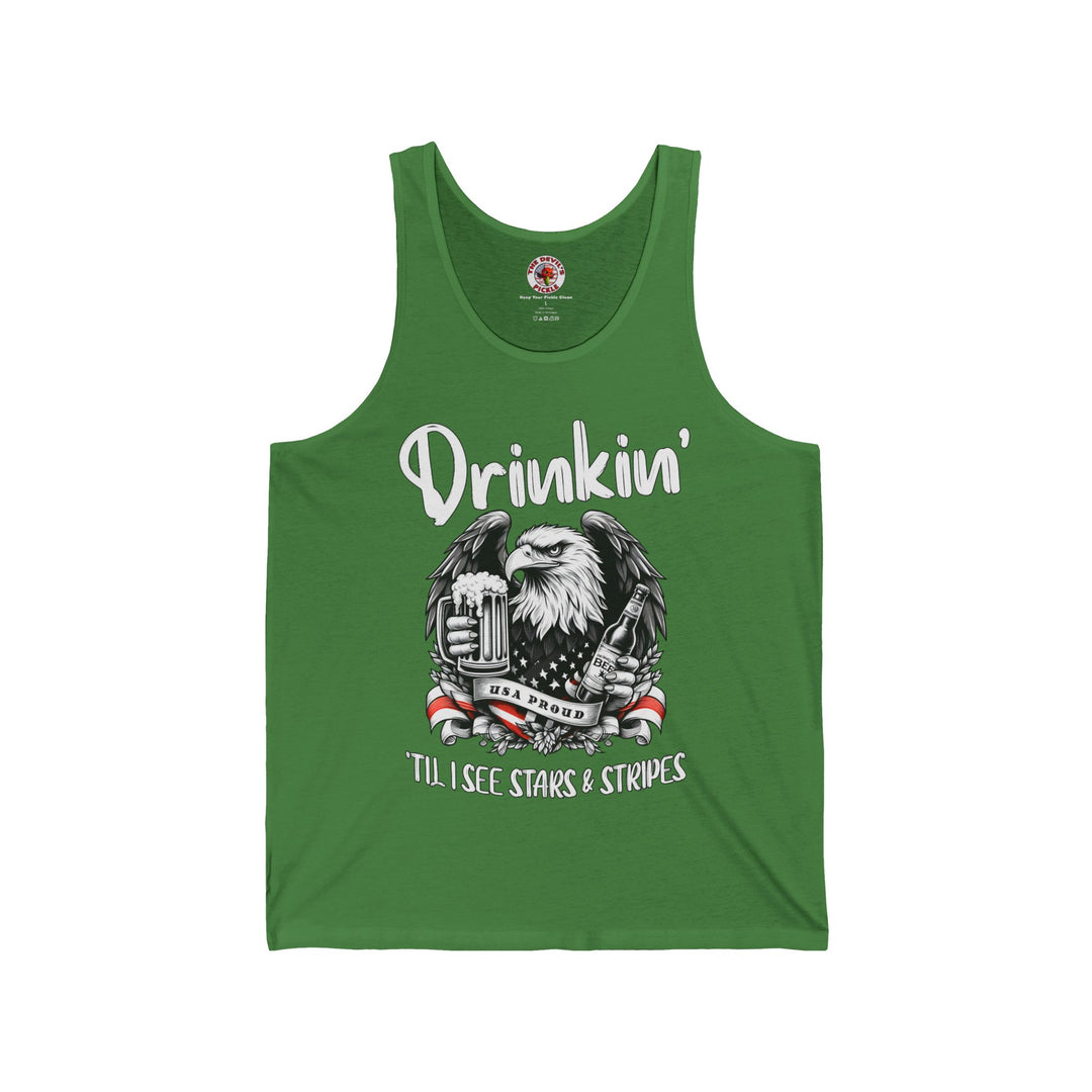 Drinkin' Til I See Stars & Stripes Tank Top