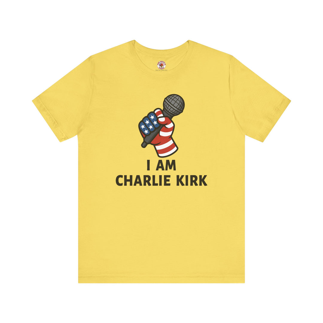 Charlie Kirk Mic T-Shirt
