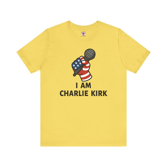Charlie Kirk Mic T-Shirt