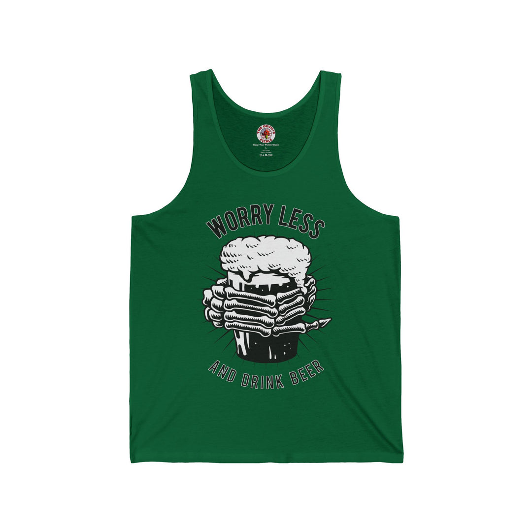 Worry Less and Drink Beer Tank Top