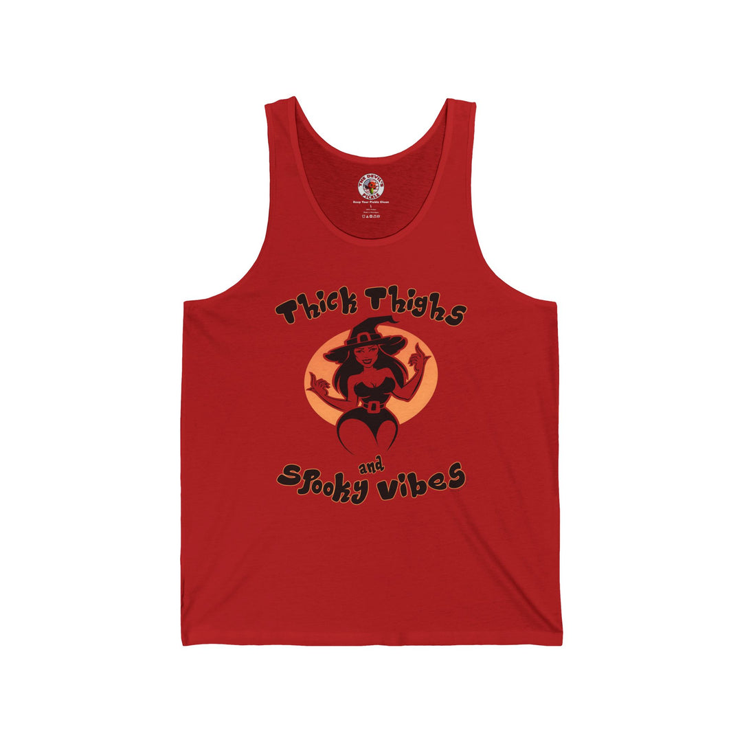 Thick Thighs and Spooky Vibes Tank Top