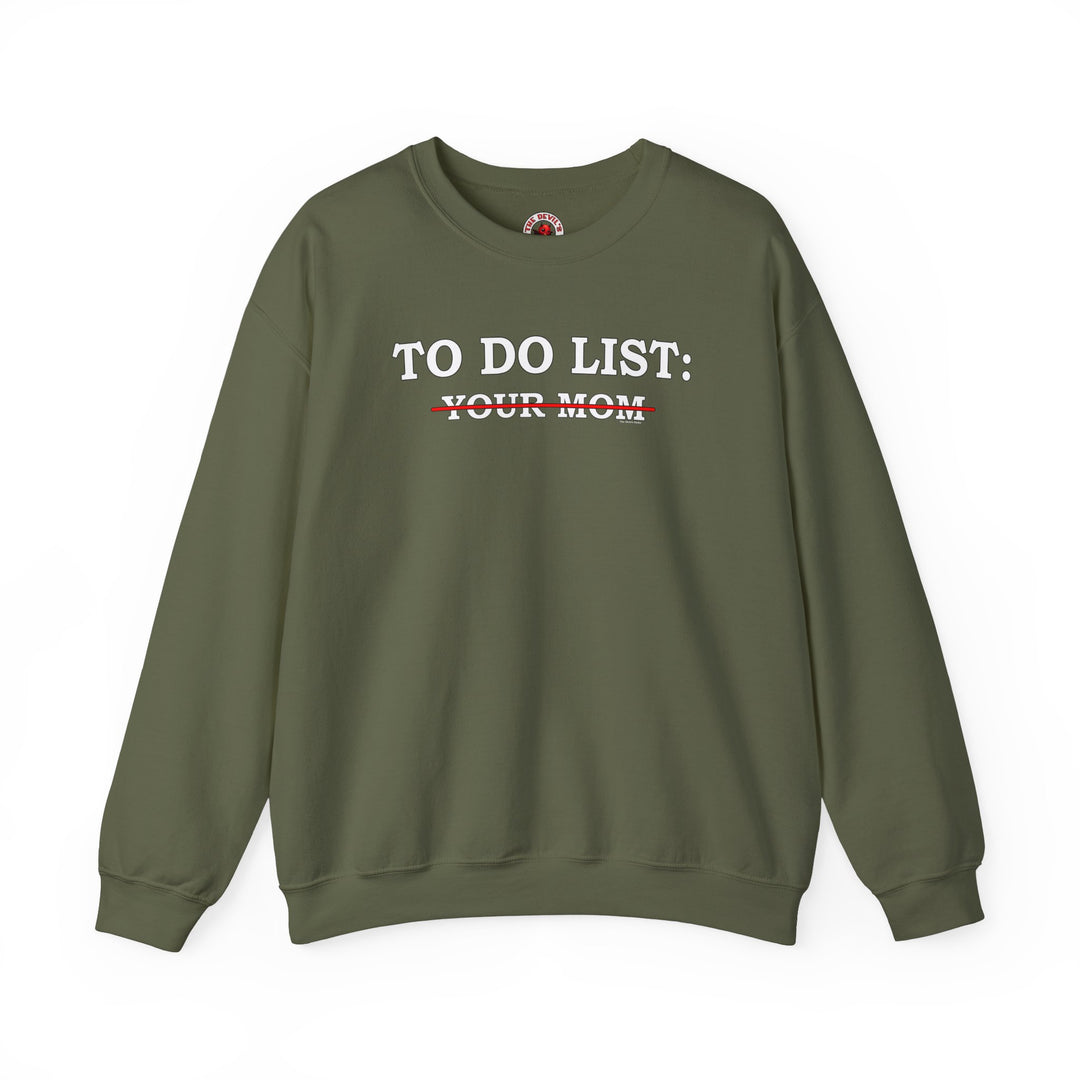 To Do List Crewneck Sweatshirt