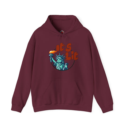 It's Lit Hooded Sweatshirt