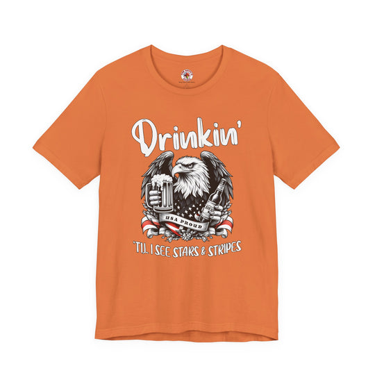 Drinkin' Til I See Stars & Stripes T-Shirt
