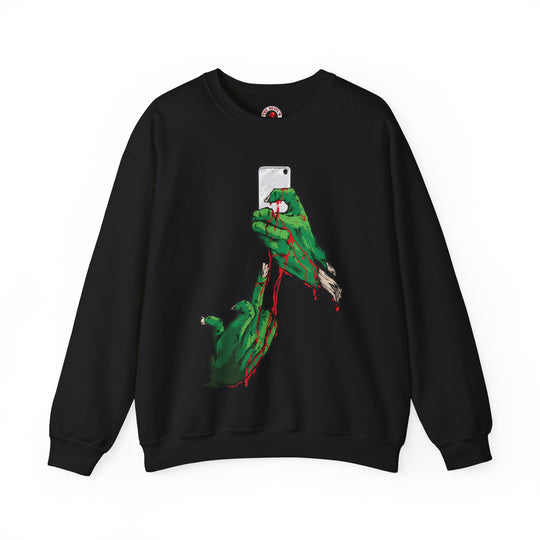 Selfie Monster Crewneck Sweatshirt