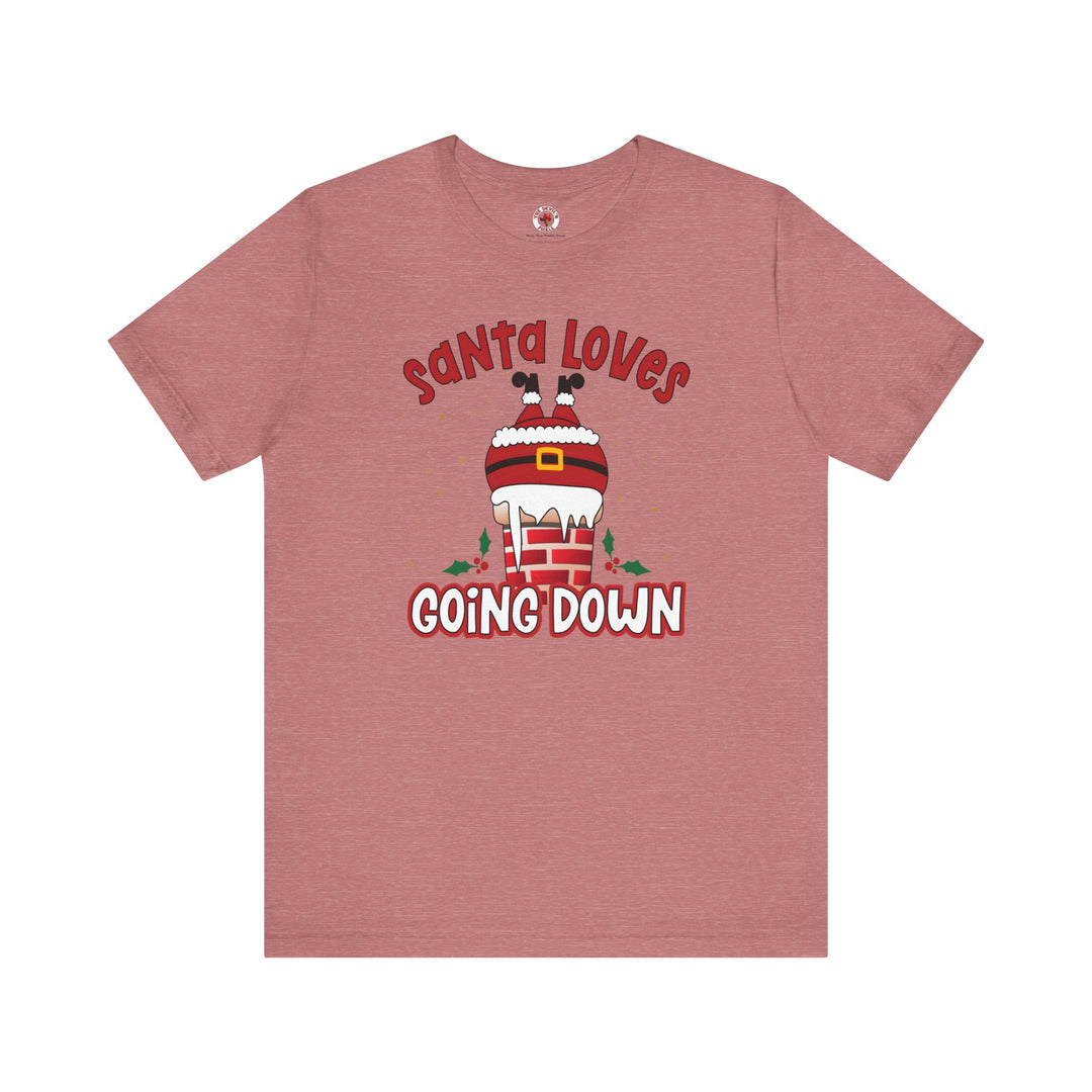 Santa Loves Going Down T-Shirt