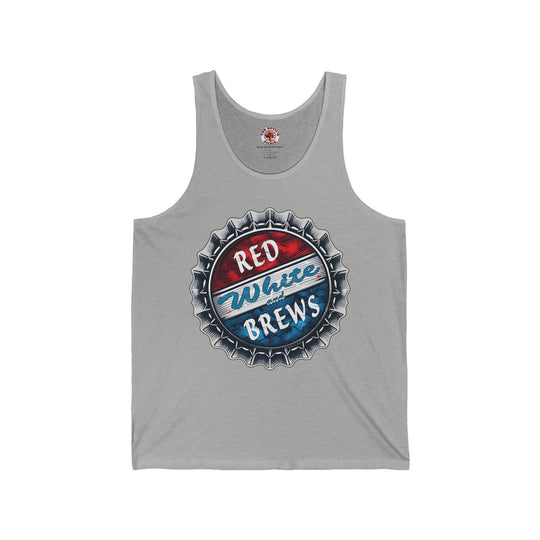 Red, White and Brews Tank Top