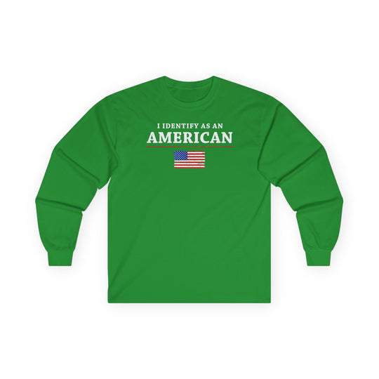 I Identify As An American Long Sleeve Tee