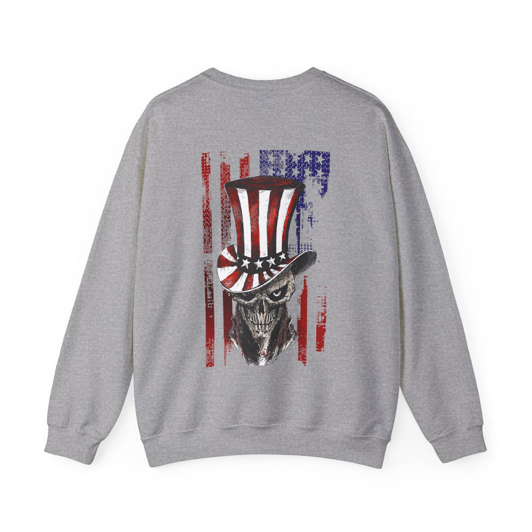 The Devil's Pickle Patriotic Skull Crewneck Sweatshirt