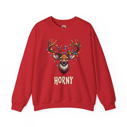 Horny Reindeer Crewneck Sweatshirt