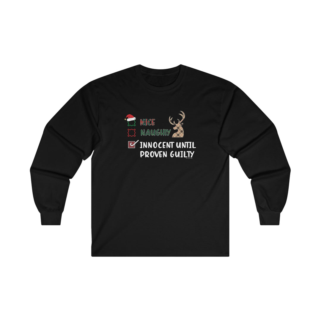 Innocent Until Proven Guilty Long Sleeve Tee