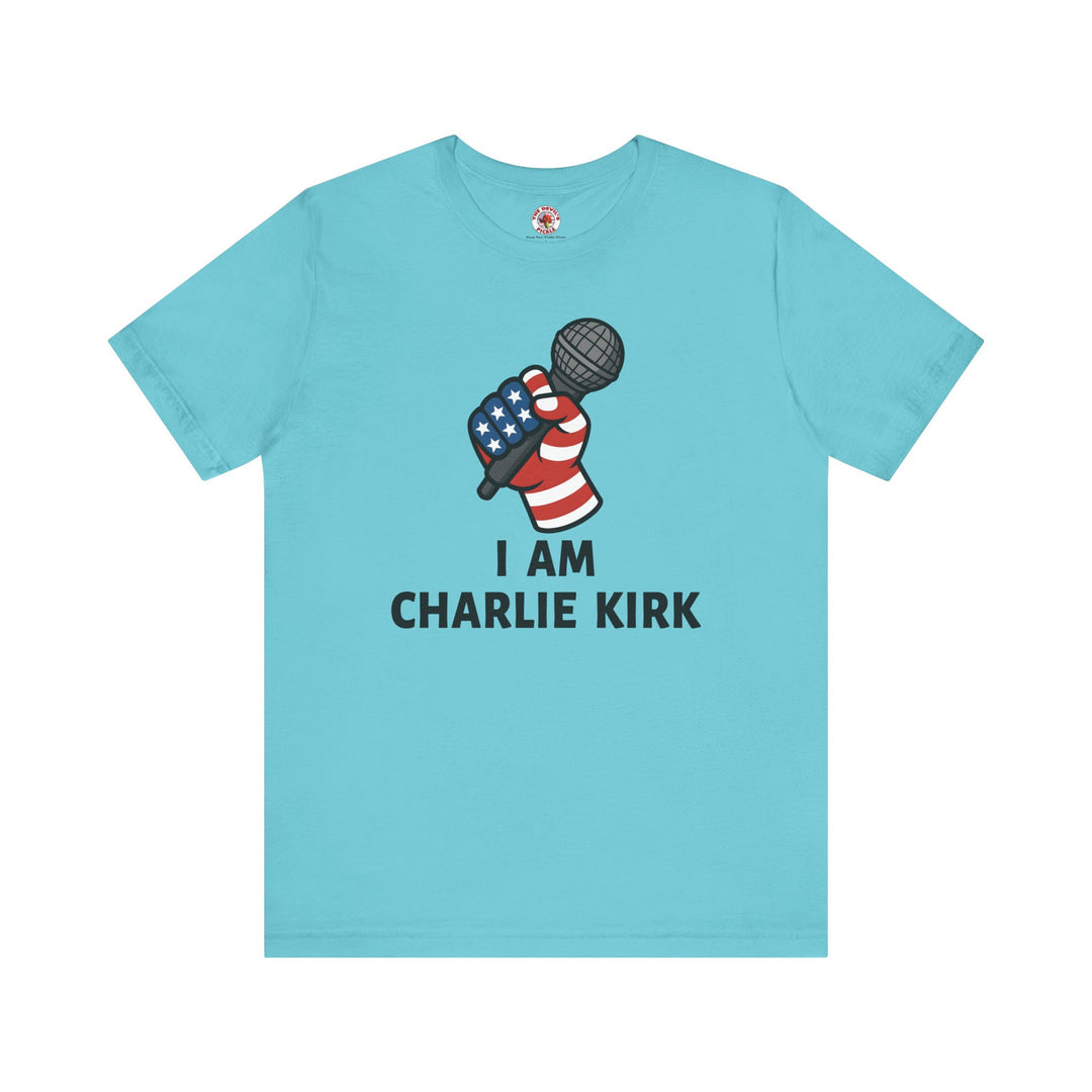 Charlie Kirk Mic T-Shirt