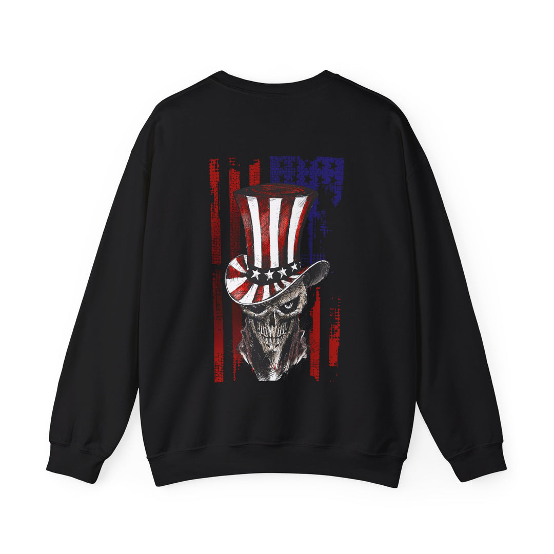 The Devil's Pickle Patriotic Skull Crewneck Sweatshirt