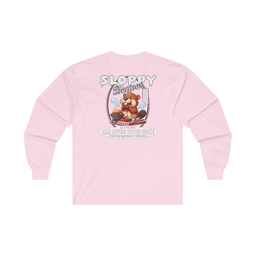 Sloppy Beaver BBQ Back Long Sleeve Tee