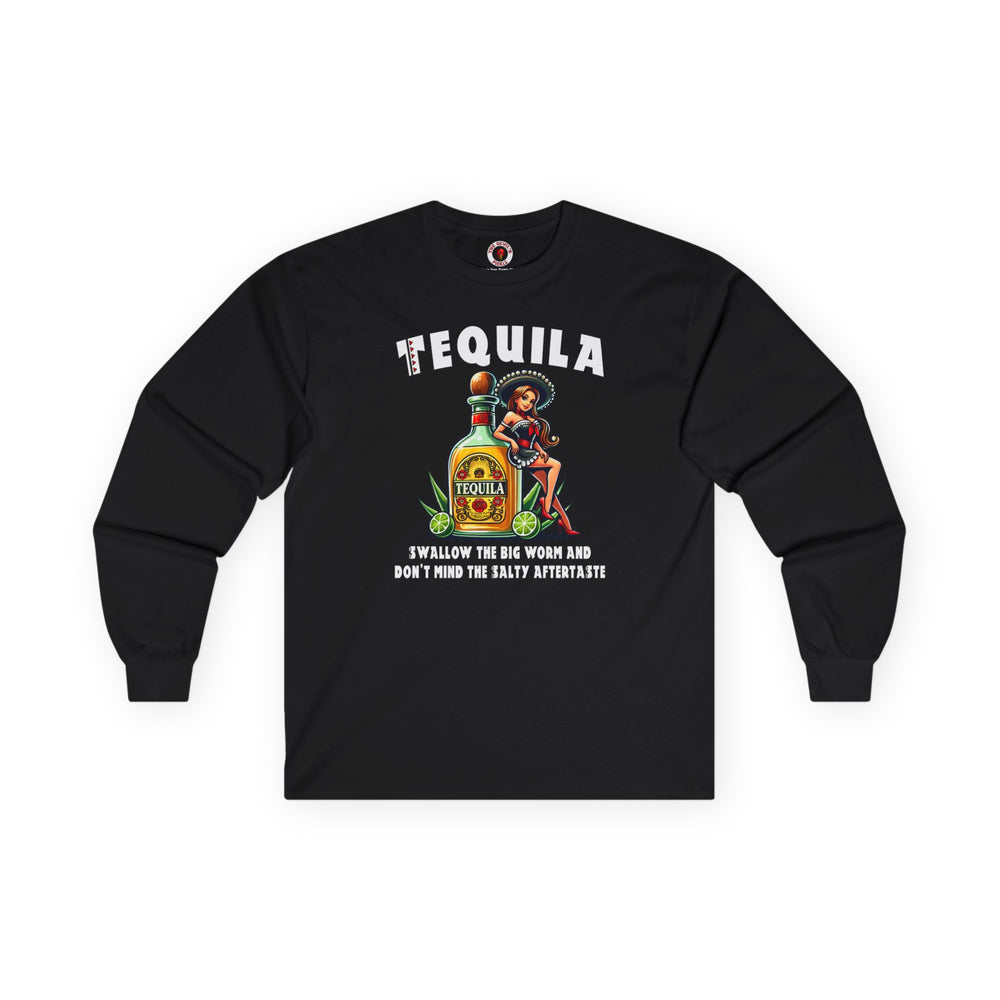 Tequila Swallow The Big Worm Long Sleeve Tee