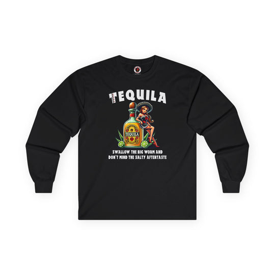 Tequila Swallow The Big Worm Long Sleeve Tee