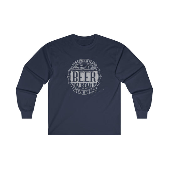 Handcrafted and Always Cold Beer Long Sleeve Tee