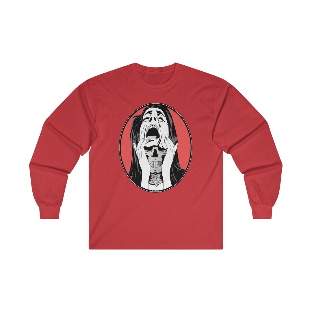 Skull Woman Long Sleeve Tee