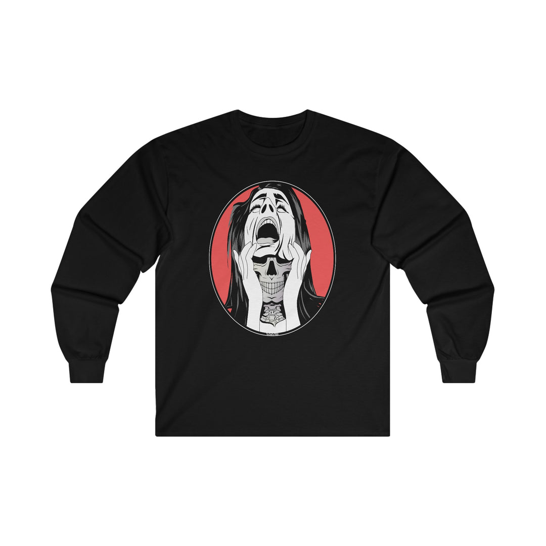 Skull Woman Long Sleeve Tee