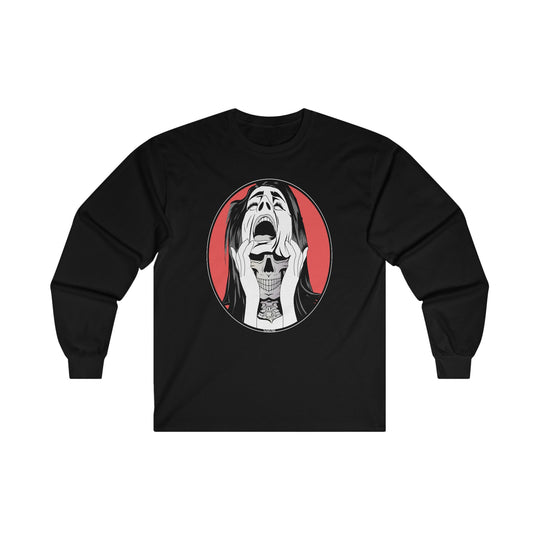 Skull Woman Long Sleeve Tee