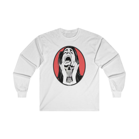 Skull Woman Long Sleeve Tee