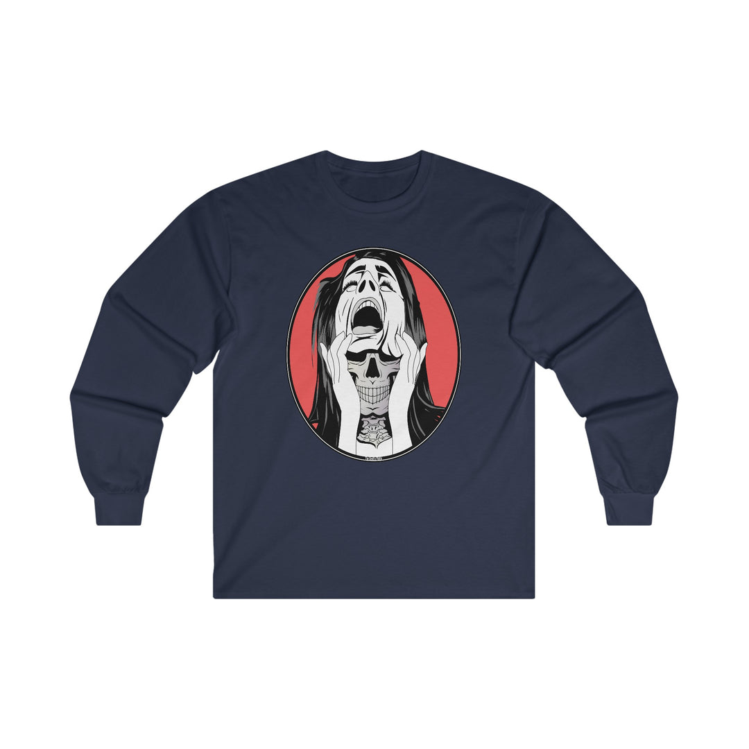 Skull Woman Long Sleeve Tee