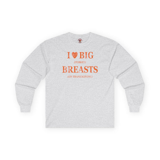 I Heart Big Breasts Long Sleeve Tee
