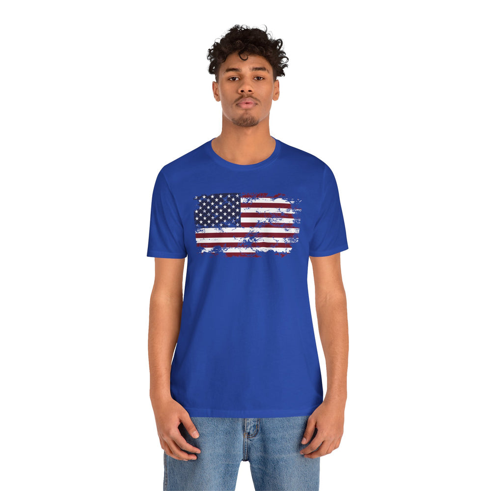 Vintage Style American Flag T-Shirt