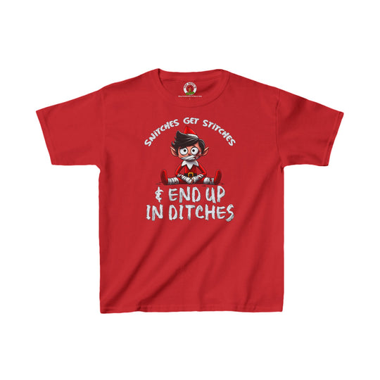 Snitches Get Stitches T-Shirt Kids Tee